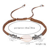 Hot Sale Handmade Natural Seashell Hand Knit Bracelet Shell Bracelets Women Accessories Beaded Strand Bracelet Best Friend Gifts