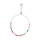Autumn Style Gold Zirconia Bracelet&bangle Women's Rainbow Shell Bracelet Luxury Adjustable heart eye snake chain Bracelet
